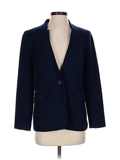 Pre-owned Talbots Blazer Jacket In Blue