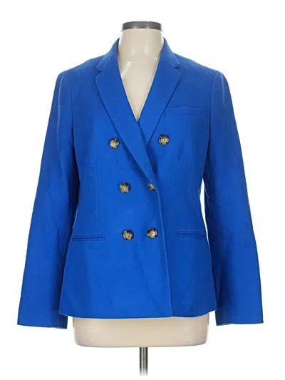 Pre-owned Talbots Blazer Jacket In Blue