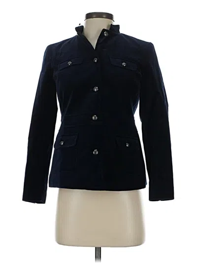Pre-owned Talbots Blazer Jacket In Blue