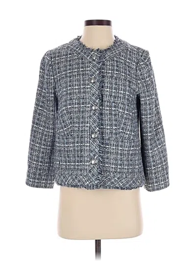 Talbots Blazer Jacket In Blue