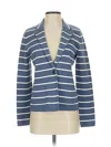 Talbots Blazer Jacket In Blue