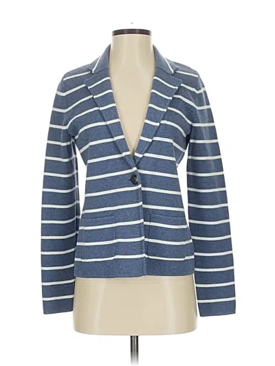 Talbots Blazer Jacket In Blue