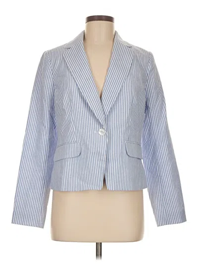 Pre-owned Talbots Blazer Jacket In Blue