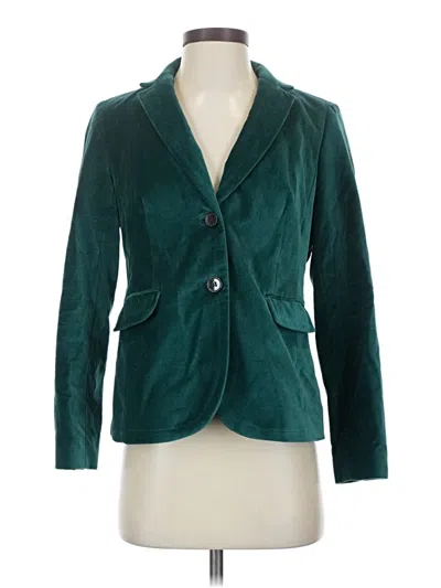 Pre-owned Talbots Blazer Jacket In Blue