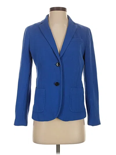 Pre-owned Talbots Blazer Jacket In Blue
