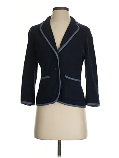 Pre-owned Talbots Blazer Jacket In Blue