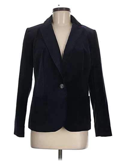 Pre-owned Talbots Blazer Jacket In Blue