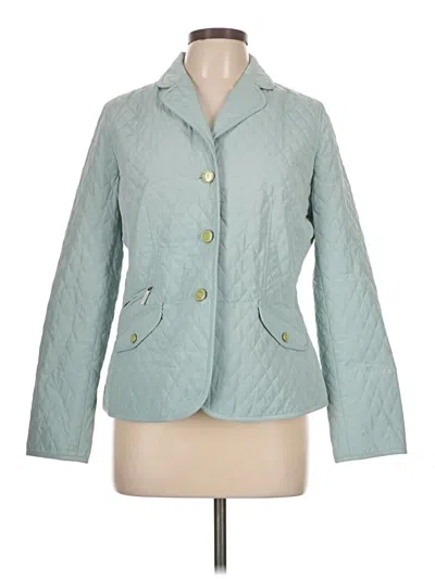 Pre-owned Talbots Blazer Jacket In Blue