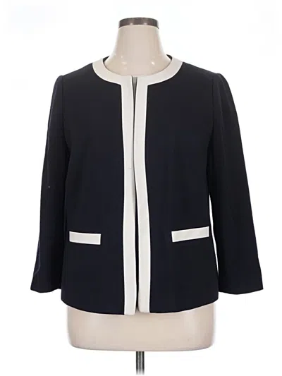 Pre-owned Talbots Blazer Jacket In Blue
