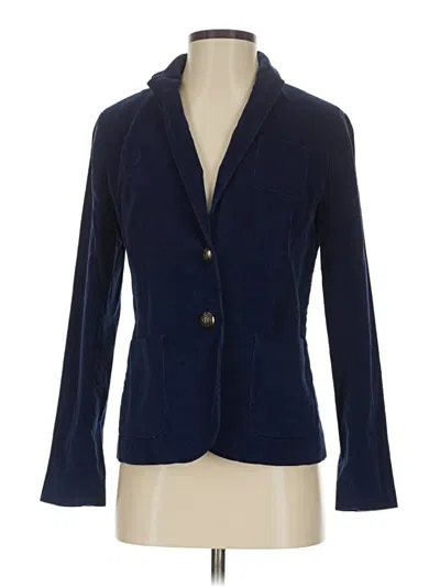 Pre-owned Talbots Blazer Jacket In Blue