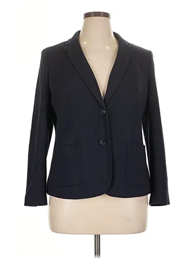 Pre-owned Talbots Blazer Jacket In Blue