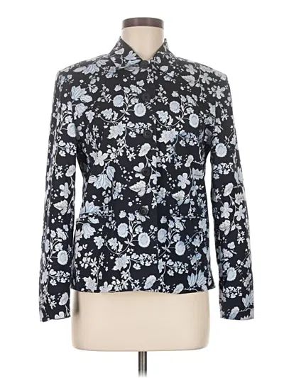Pre-owned Talbots Blazer Jacket In Blue