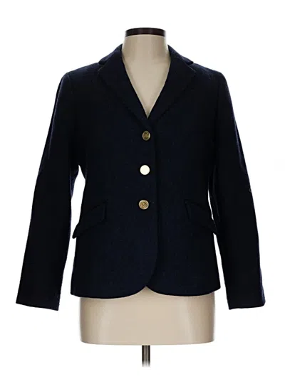 Pre-owned Talbots Blazer Jacket In Blue