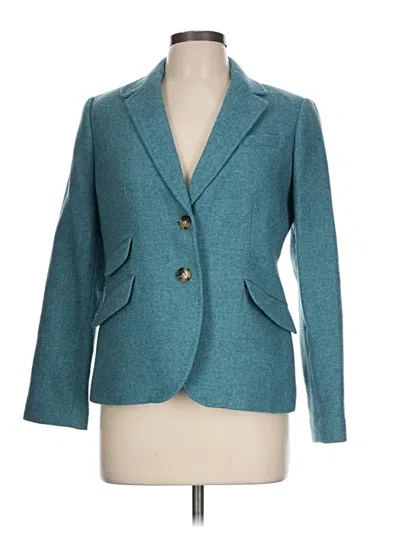 Pre-owned Talbots Blazer Jacket In Blue
