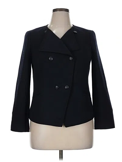 Pre-owned Talbots Blazer Jacket In Blue