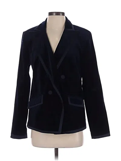 Pre-owned Talbots Blazer Jacket In Blue