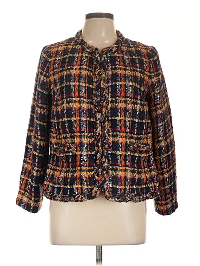 Pre-owned Talbots Blazer Jacket In Blue