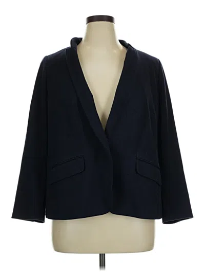 Pre-owned Talbots Blazer Jacket In Blue
