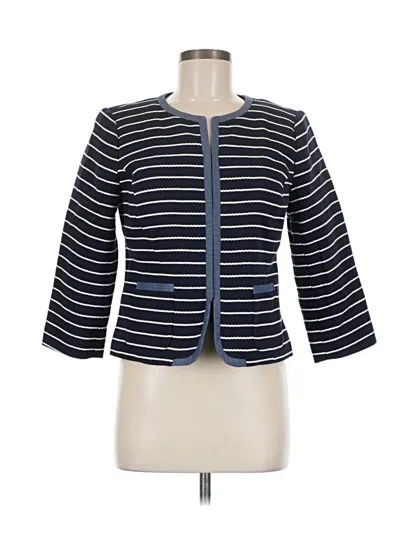 Pre-owned Talbots Blazer Jacket In Blue