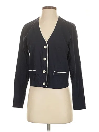 Pre-owned Talbots Blazer Jacket In Blue