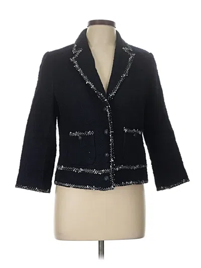Pre-owned Talbots Blazer Jacket In Blue