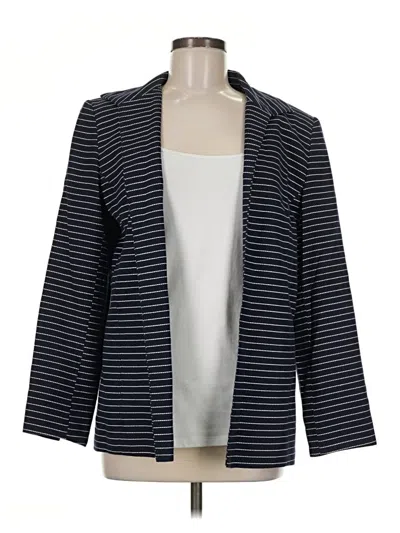 Pre-owned Talbots Blazer Jacket In Blue