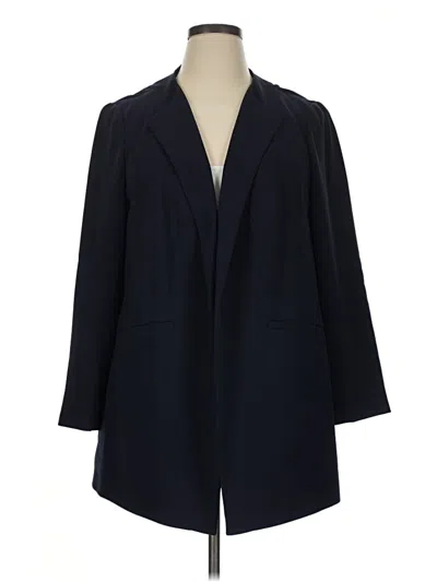 Pre-owned Talbots Blazer Jacket In Blue