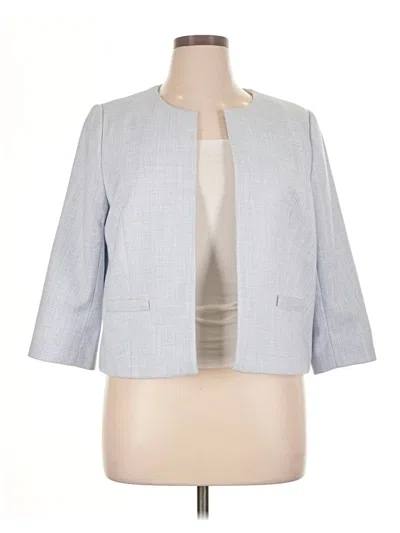 Pre-owned Talbots Blazer Jacket In Blue
