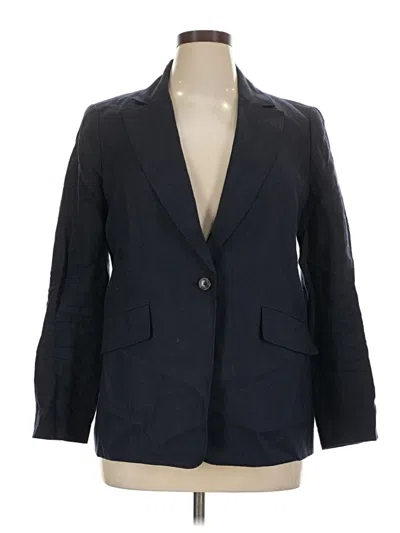 Pre-owned Talbots Blazer Jacket In Blue