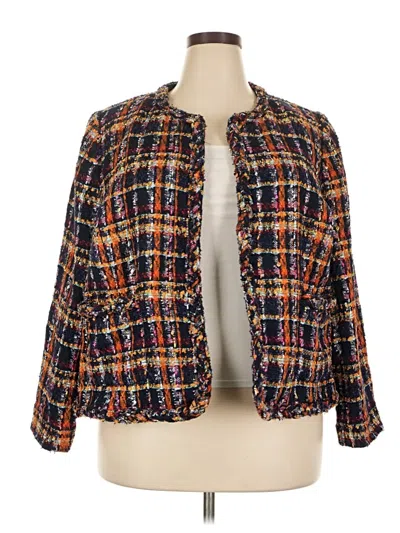 Pre-owned Talbots Blazer Jacket In Blue