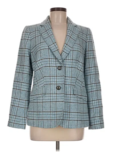 Pre-owned Talbots Blazer Jacket In Blue