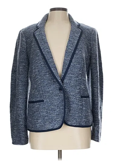 Pre-owned Talbots Blazer Jacket In Blue