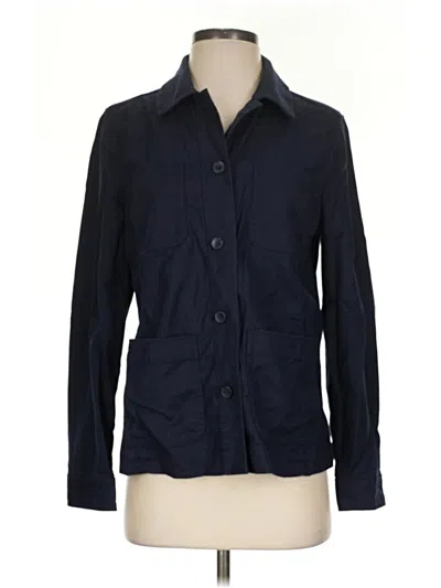 Pre-owned Talbots Blazer Jacket In Blue