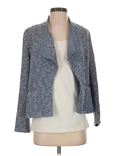 Pre-owned Talbots Blazer Jacket In Blue