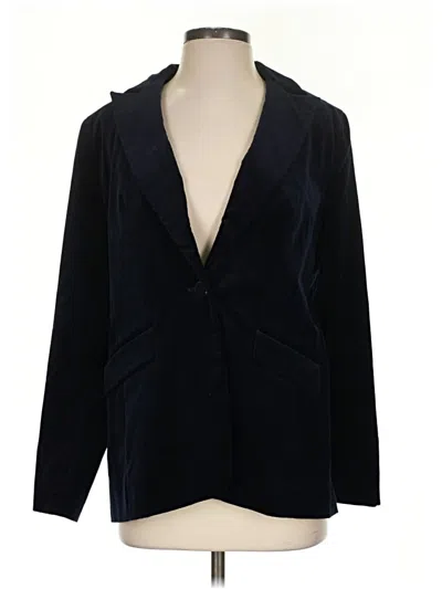 Talbots Blazer Jacket In Blue