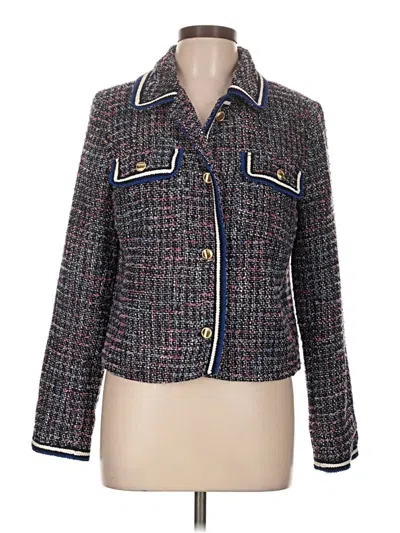 Pre-owned Talbots Blazer Jacket In Blue