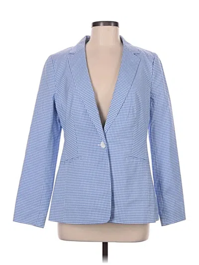 Pre-owned Talbots Blazer Jacket In Blue