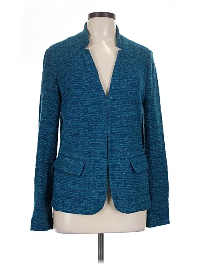 Pre-owned Talbots Blazer Jacket In Blue