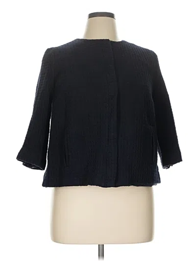 Pre-owned Talbots Blazer Jacket In Blue