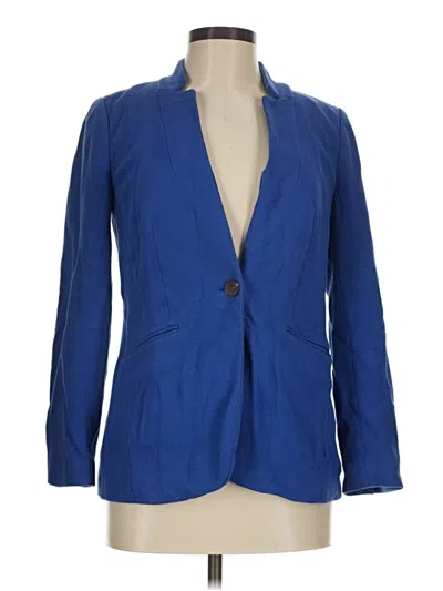 Pre-owned Talbots Blazer Jacket In Blue