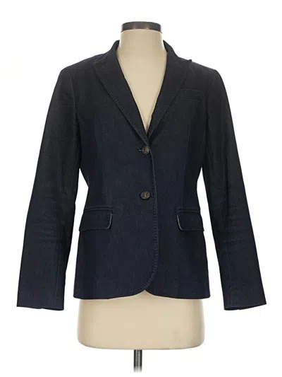 Pre-owned Talbots Blazer Jacket In Blue