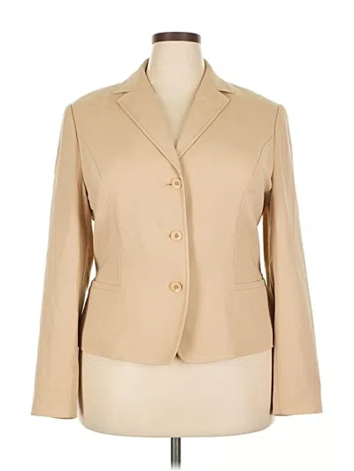 Pre-owned Talbots Blazer Jacket In Brown