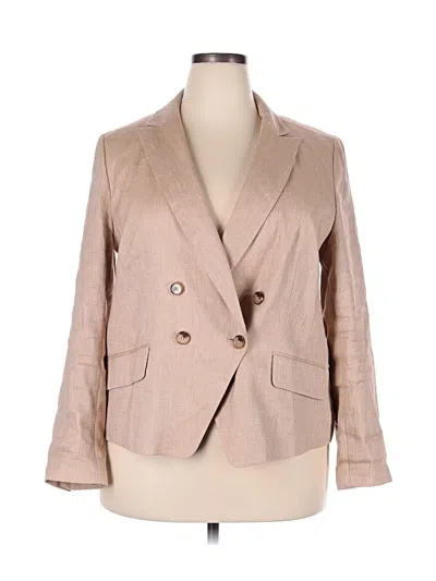 Pre-owned Talbots Blazer Jacket In Brown