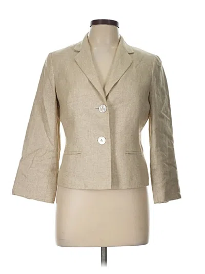 Pre-owned Talbots Blazer Jacket In Brown