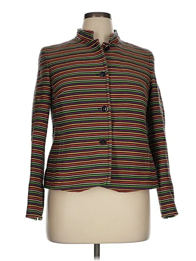 Pre-owned Talbots Blazer Jacket In Brown