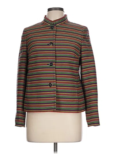 Pre-owned Talbots Blazer Jacket In Brown