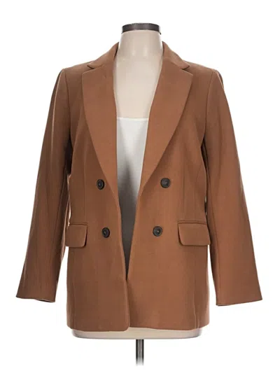Pre-owned Talbots Blazer Jacket In Brown