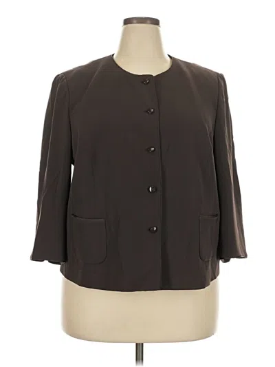 Pre-owned Talbots Blazer Jacket In Brown
