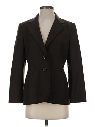 Pre-owned Talbots Blazer Jacket In Brown