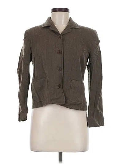 Pre-owned Talbots Blazer Jacket In Brown